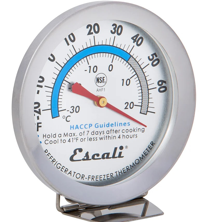 Escali Stainless Steel Refrigerator & Freezer Thermometer by Kitchen Niche