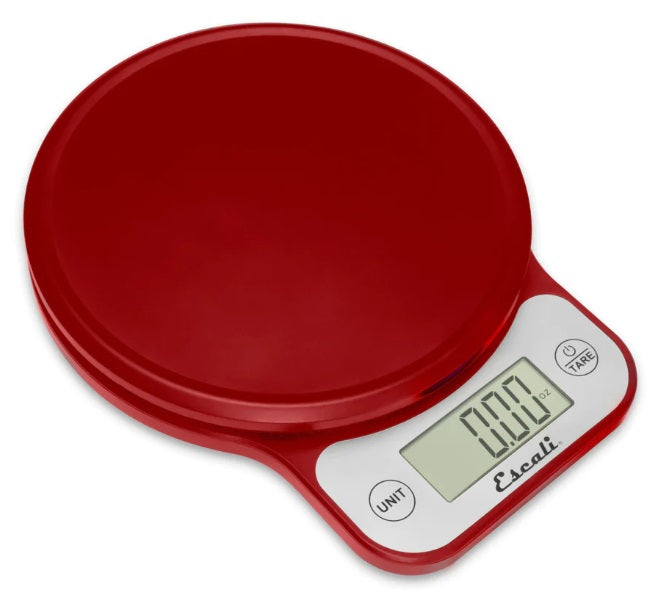 Escali Telero Red Digital Kitchen Scale by Kitchen Niche