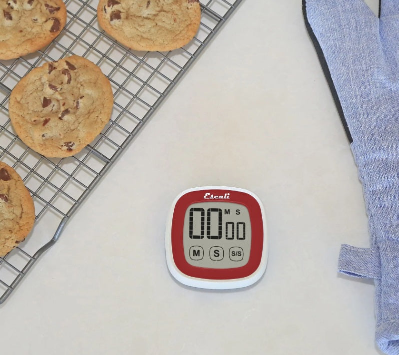 Escali Touch Screen Digital Timer Red by Kitchen Niche