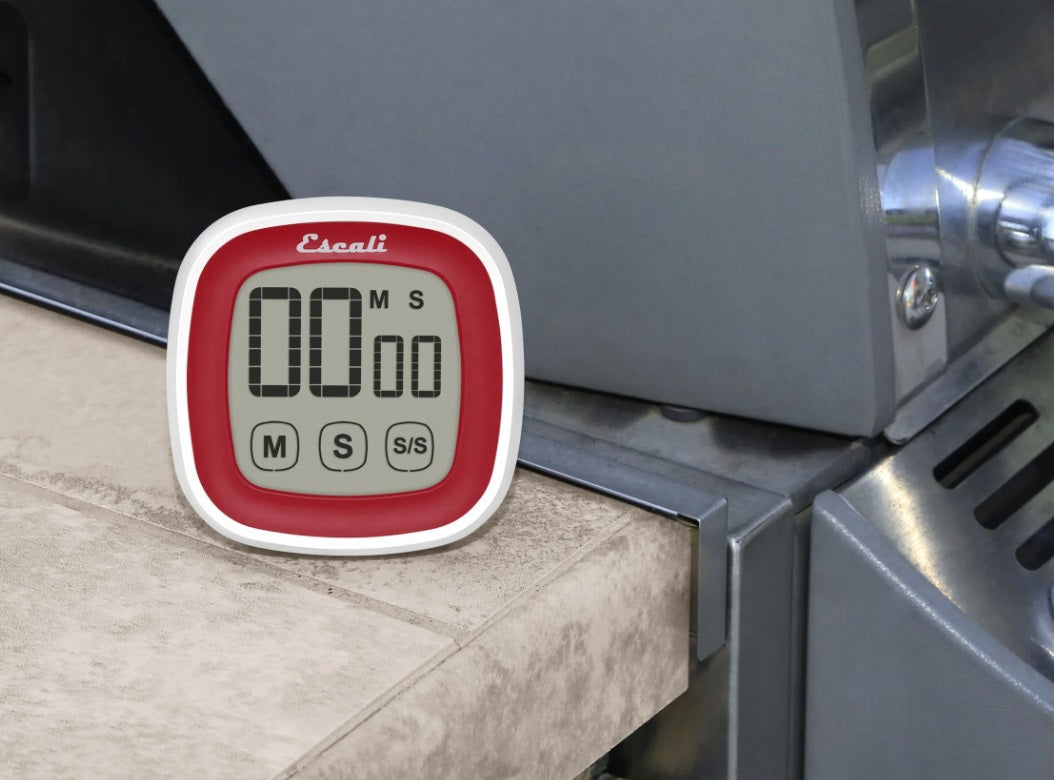 Escali Touch Screen Digital Timer Red by Kitchen Niche