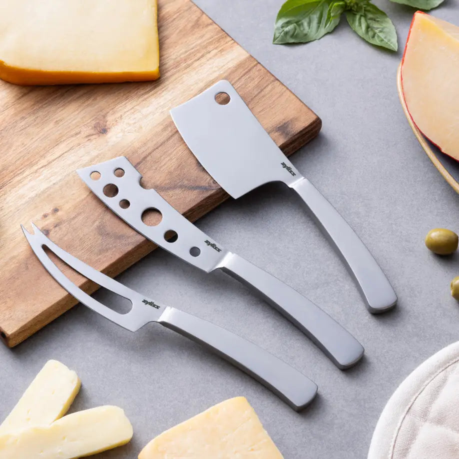 Zyliss Signature 3-Piece Cheese Knife Set