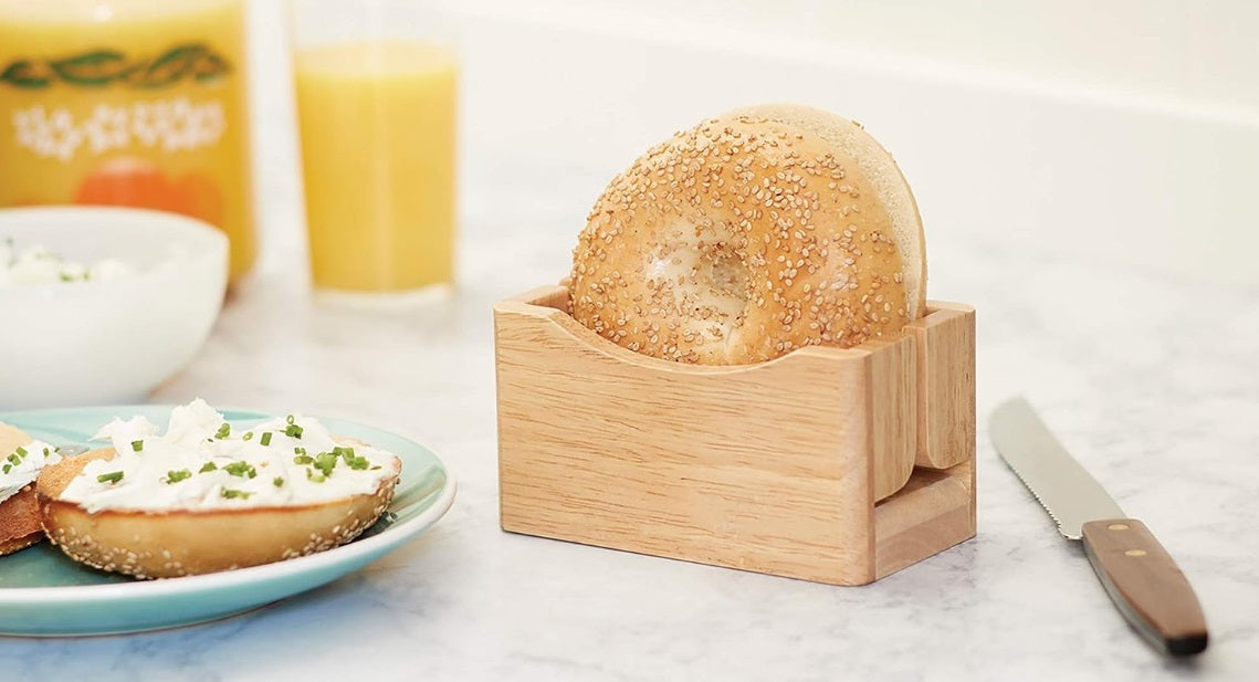 Fox Run Bagel Cutter & Holder by Kitchen Niche
