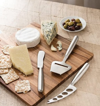 Fox Run Stainless Steel Cheese Knife Set by Kitchen Niche