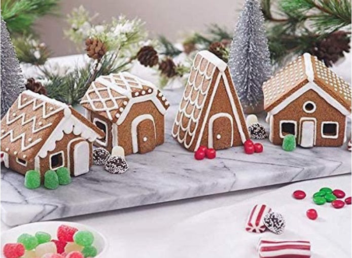 Fox Run Gingerbread House Christmas Village Set by Kitchen Niche