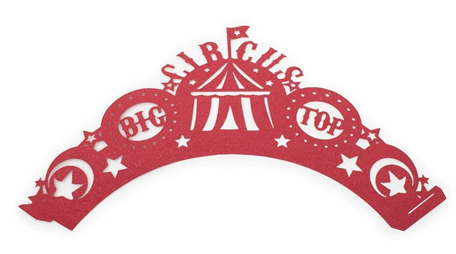 Fox Run Circus Cupcake Wrap Set of 12 by Kitchen Niche