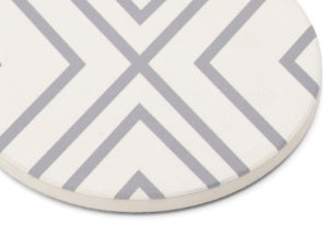 Fox Run Super Absorbent Ceramic Coaster Set of 6 by Kitchen Niche