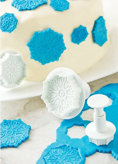 Fox Run Elegant Flowers Fondant Plunger Cutter Set by Kitchen Niche
