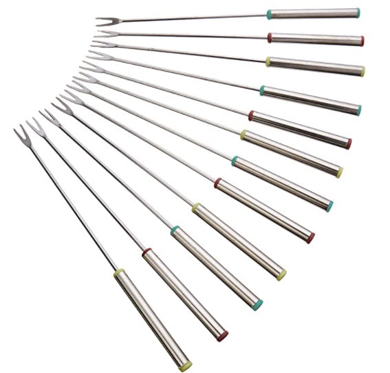 Fox Run Stainless Steel Fondue Forks Set of 12 by Kitchen Niche