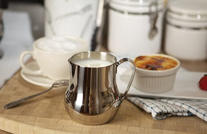 Fox Run Stainless Steel Creamer / Frother Pitcher 13oz by Kitchen Niche