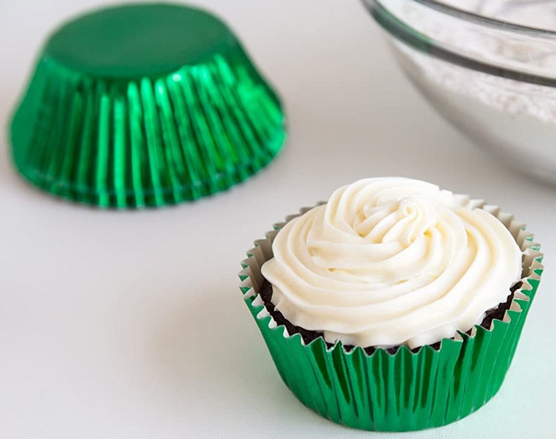 Fox Run Green Foil Mini Baking Cup Set of 48 by Kitchen Niche