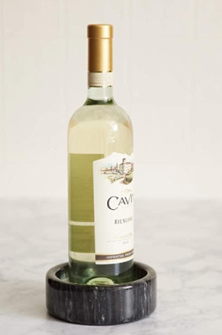 Fox Run Black Marble Wine Coaster by Kitchen Niche