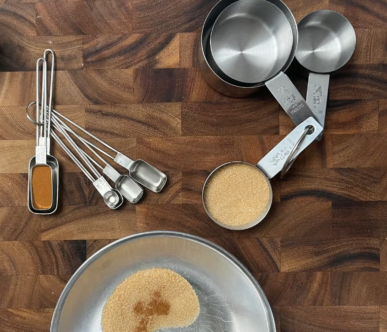 Fox Run Stainless Steel Measuring Cup & Spoon Set of 10 by Kitchen Niche