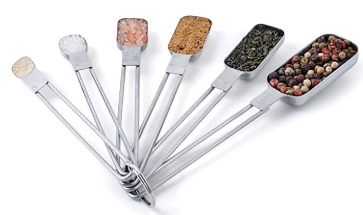 Fox Run Stainless Steel Measuring Spoon Set of 6 by Kitchen Niche