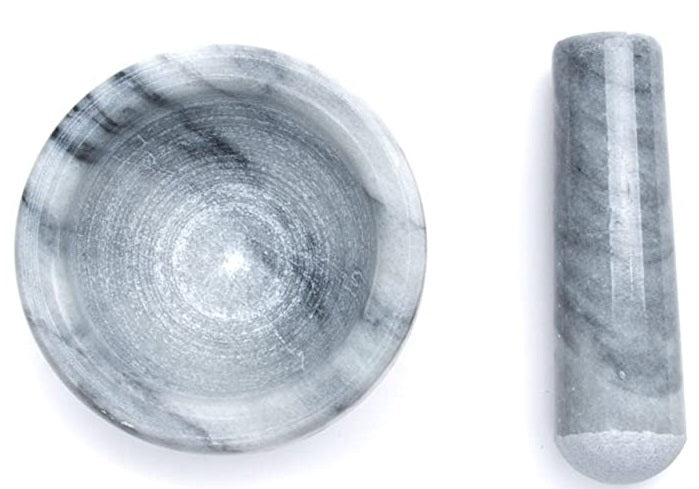 Fox Run White Marble Mortar & Pestle 3-Inch by Kitchen Niche