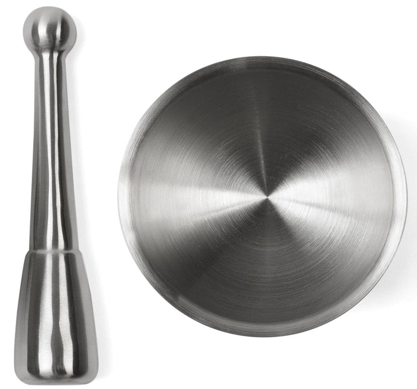 Fox Run Stainless Steel Mortar and Pestle 4.75-Inch by Kitchen Niche