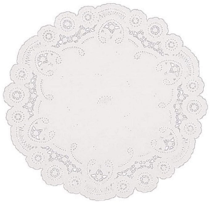 Fox Run Paper Lace Doilies 10" Set of 12 by Kitchen Niche