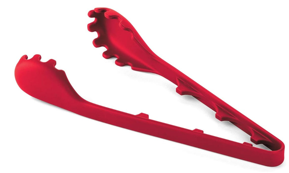 Fox Run 2 in 1 Silicone Pasta Serving Tongs with Measurer by Kitchen Niche