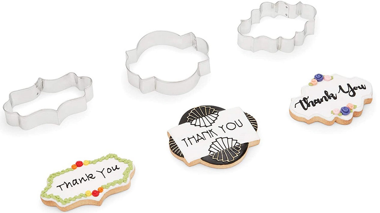 Fox Run Plaque Cookie Cutter Set by Kitchen Niche