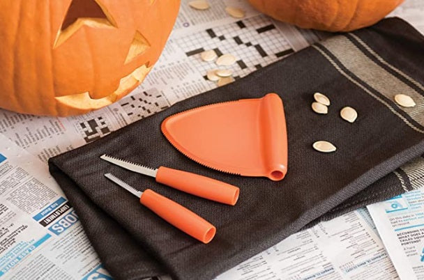 Fox Run Pumpkin Carving Kit 3-Piece by Kitchen Niche
