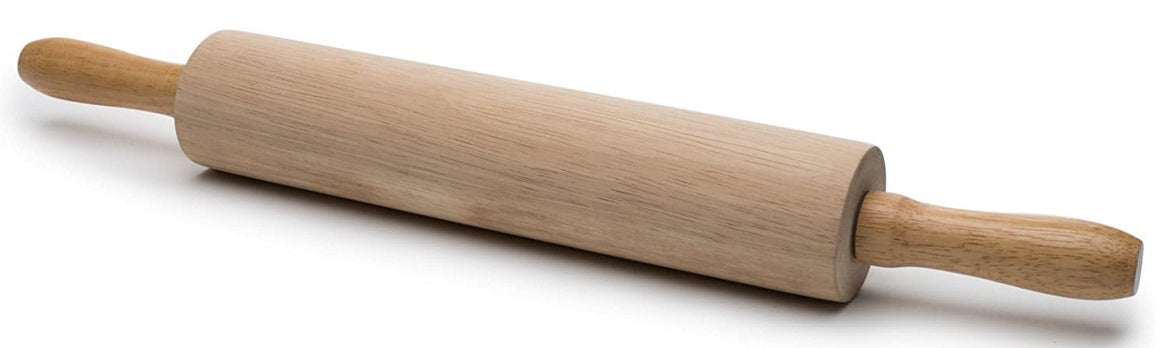 Fox Run Junior Rubber Wood Rolling Pin 10" by Kitchen Niche