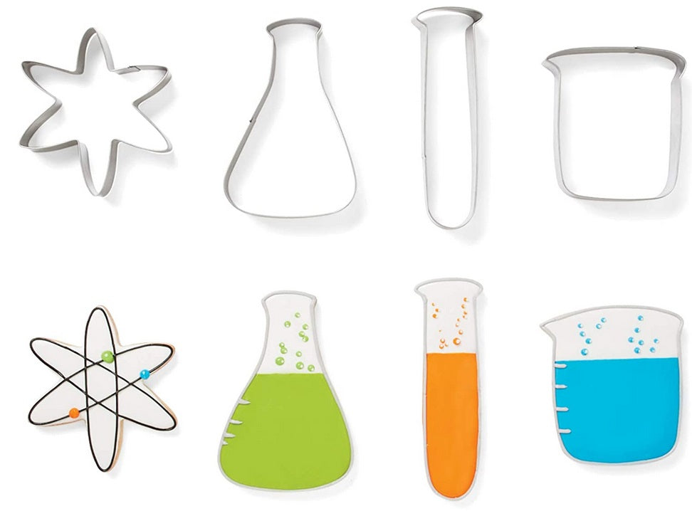 Fox Run Science Cookie Cutter Set by Kitchen Niche