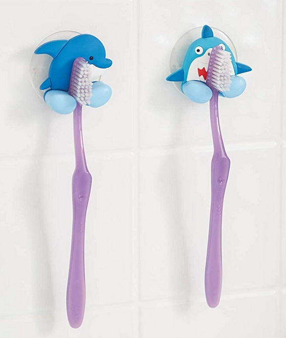 Fox Run Shark & Dolphin Toothbrush Holders by Kitchen Niche