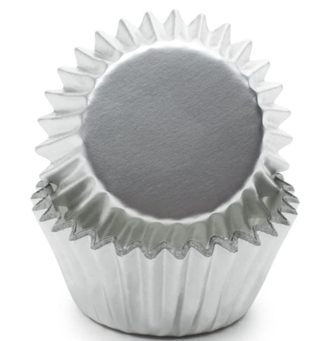 Fox Run Silver Foil Mini Baking Cup Set of 48 by Kitchen Niche