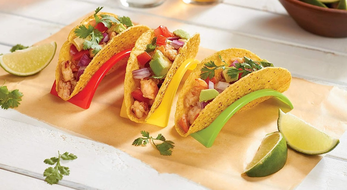 Fox Run Stackable Taco Holder Stands Set of 12 by Kitchen Niche
