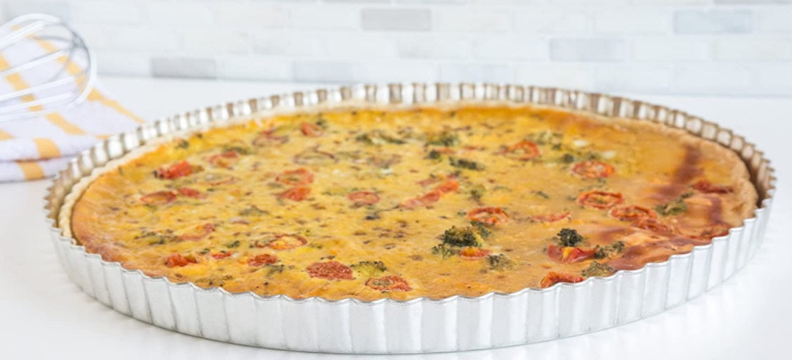 Fox Run Tartlet & Loose Bottom Quiche Pan 11" by Kitchen Niche