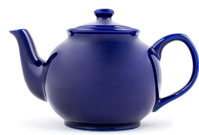 Fox Run Blue Ceramic Teapot 6-Cup by Kitchen Niche