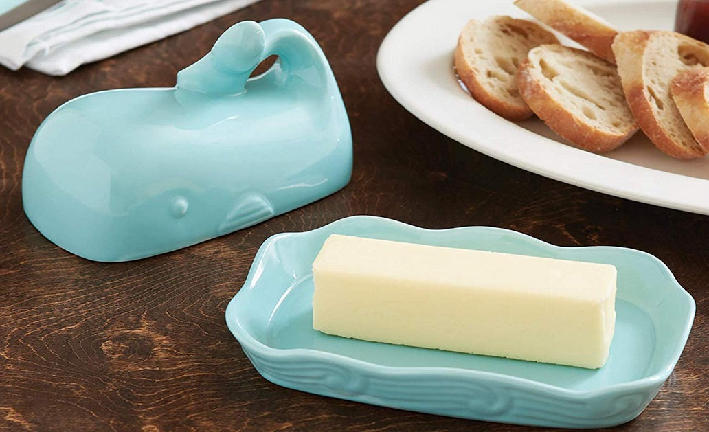 Fox Run Ceramic Whale Butter Dish by Kitchen Niche