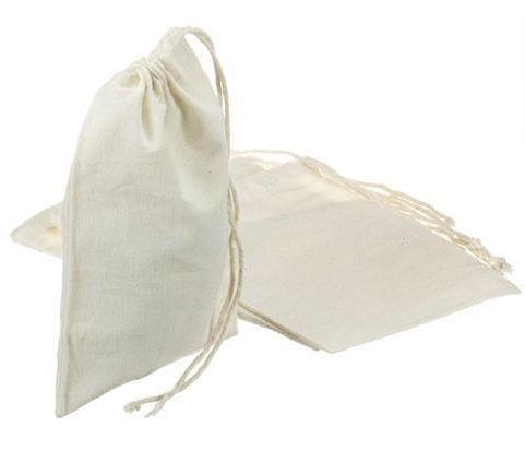 G & H Tea Services Chelsea Large Cotton Tea Bag Set of 5 by Kitchen Niche