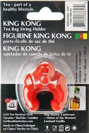G & H Tea Services King Kong Red Tea Bag String Holder by Kitchen Niche