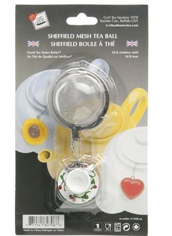 G & H Tea Services Tea Infuser Ball with Tea Cup Ornament by Kitchen Niche