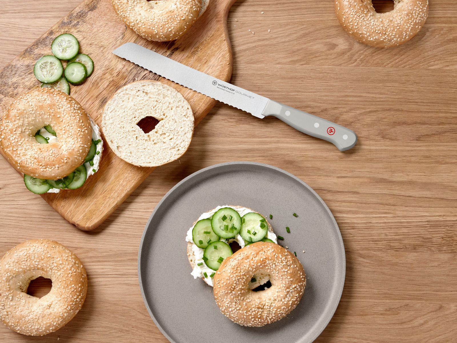 Wüsthof Gourmet Grey Bread Knife – 8" Wusthof by Kitchen Niche