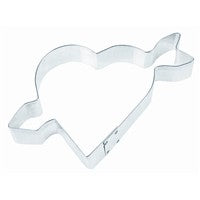 Fox Run 4" Heart with Arrow Cookie Cutter by Kitchen Niche