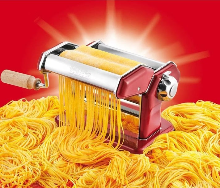 Imperia iPasta Professional Pasta Machine Classic Red 6,5/12 mm Imperia by Kitchen Niche