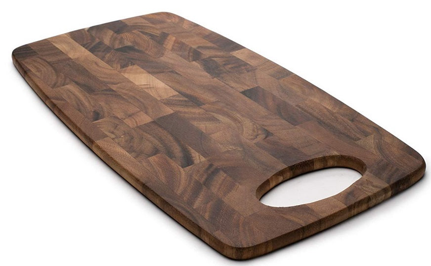 Ironwood Calistoga Acacia Wood End Grain Cheese Cutting Board by Kitchen Niche
