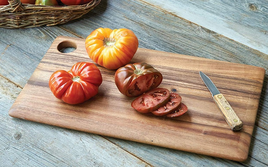 Ironwood Copenhagen Acacia Wood Rectangle Cutting Board by Kitchen Niche