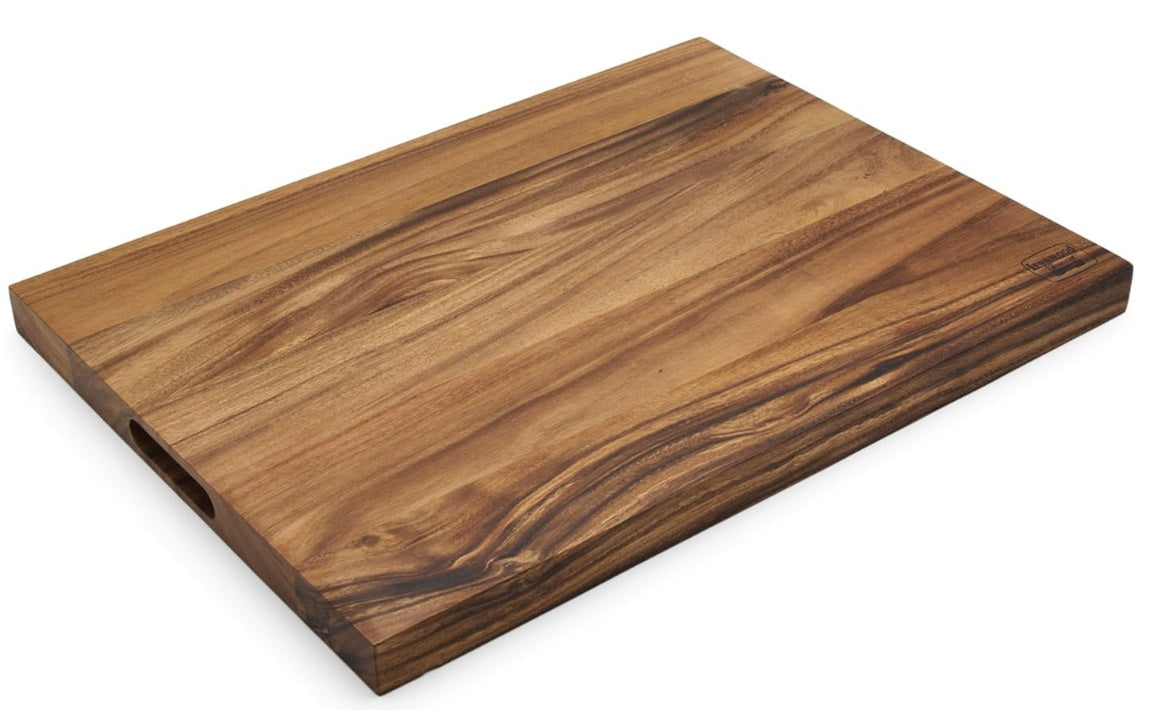 Ironwood Acacia Wood Large Long Grain Utility Chop Board by Kitchen Niche