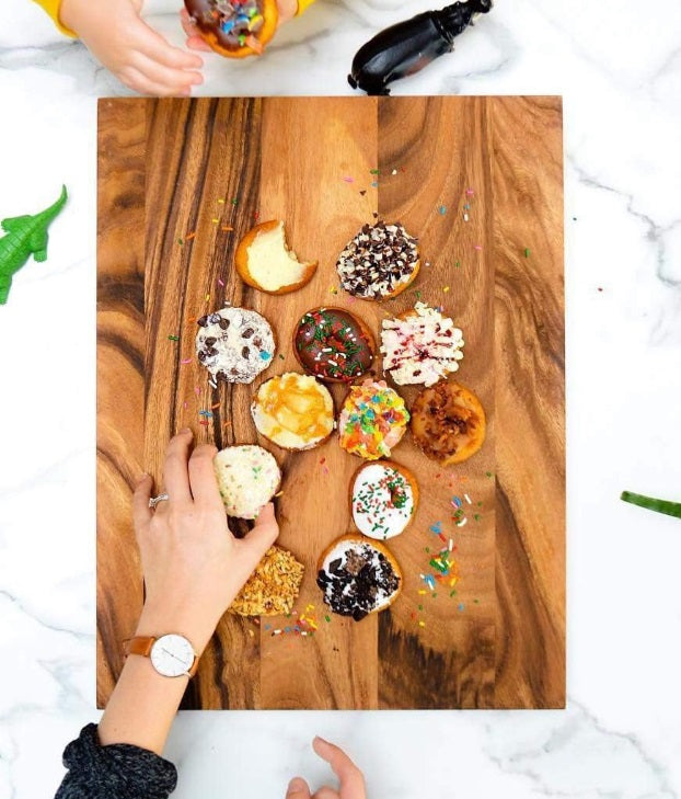 Ironwood Acacia Wood Large Long Grain Utility Chop Board by Kitchen Niche