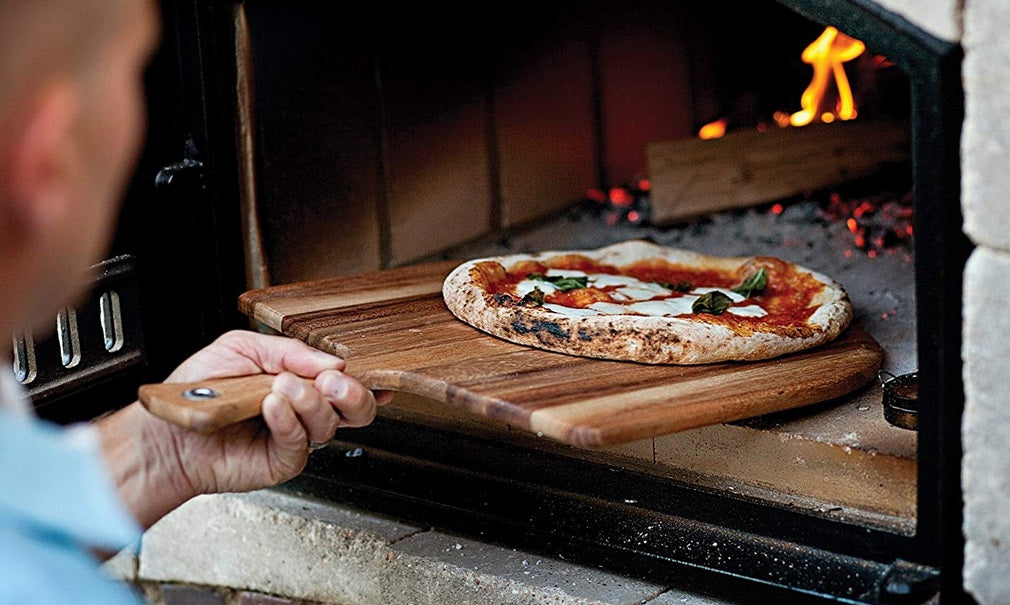 Ironwood Napoli Acacia Wood Pizza Peel by Kitchen Niche