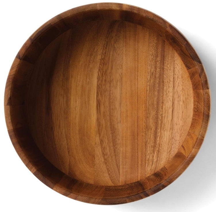 Ironwood Tulip Acacia Wood Salad Bowl by Kitchen Niche