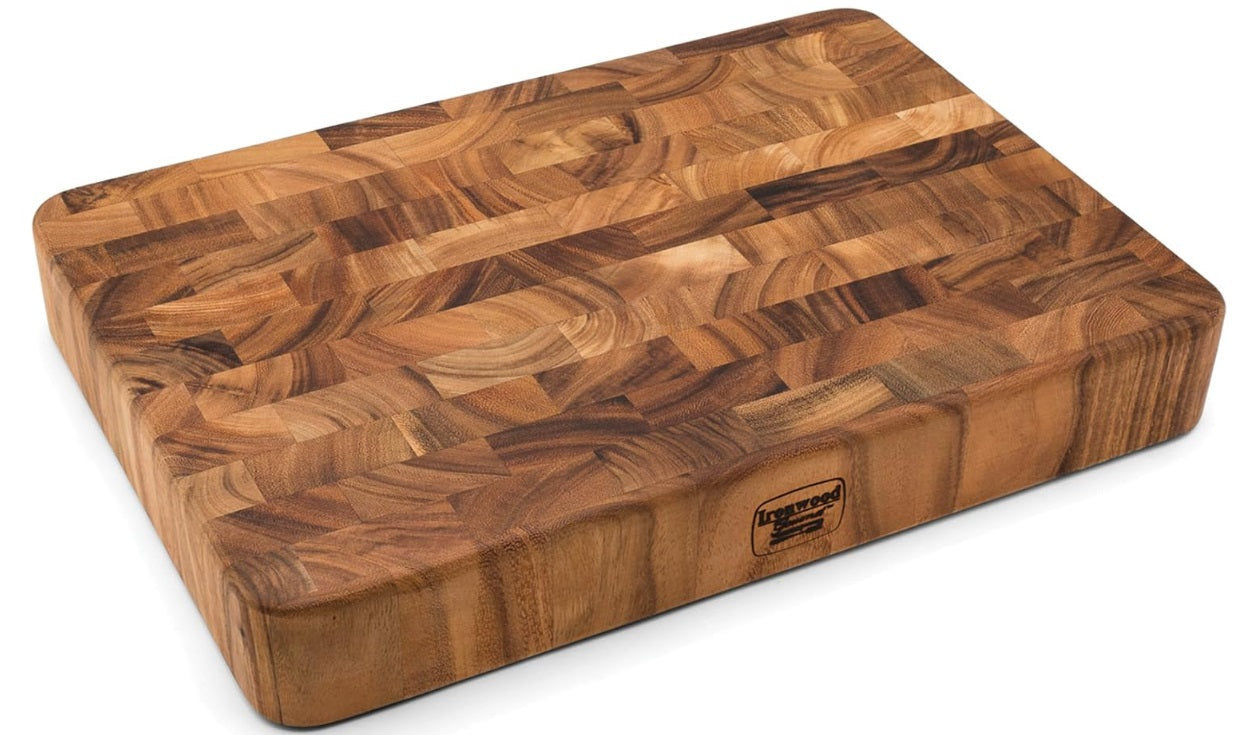 Ironwood Union Stock Yard Acacia Wood Butcher Block by Kitchen Niche