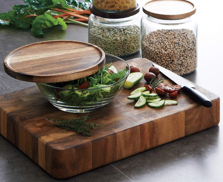 Ironwood Union Stock Yard Acacia Wood Butcher Block by Kitchen Niche