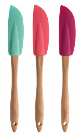 Trudeau Jar Spatula – Tropical – 13.5" by Kitchen Niche