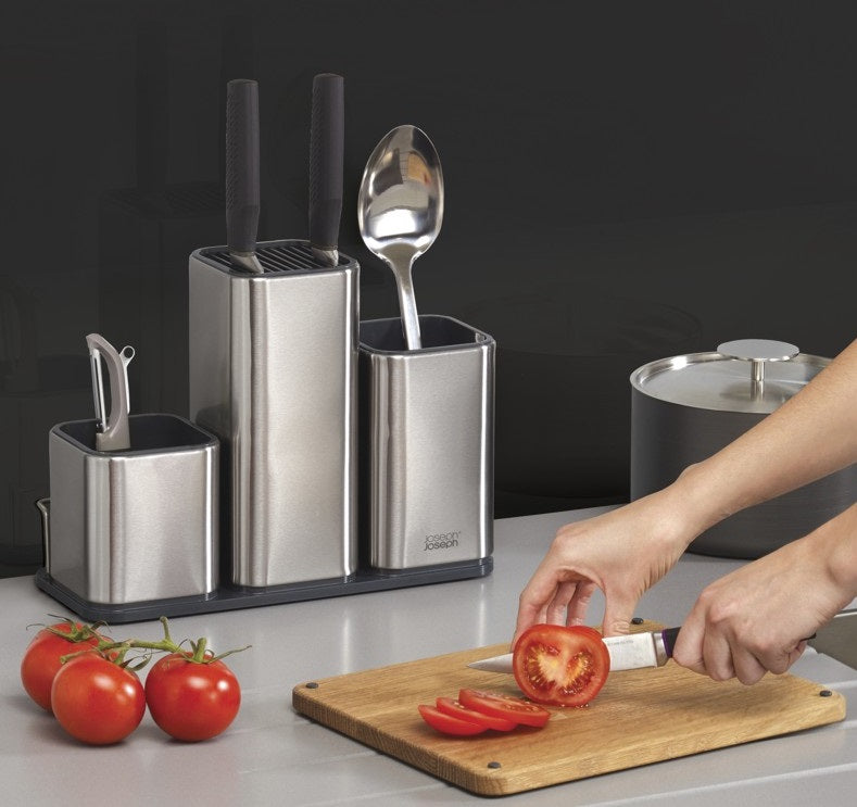 Joseph Joseph CounterStore 100 Utensil Holder Set with Cutting Board Joseph Joseph by Kitchen Niche