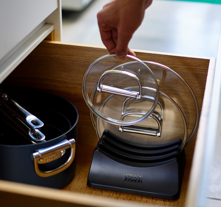 Joseph Joseph Space 3-Lid Storage Stand Joseph Joseph by Kitchen Niche
