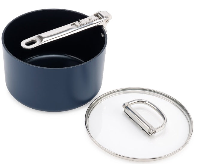 Joseph Joseph Space Saucepan Set of 3 with Lids by Kitchen Niche