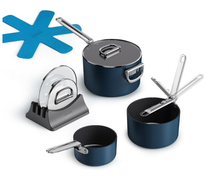 Joseph Joseph Space Saucepan Set of 3 with Lids Joseph Joseph by Kitchen Niche